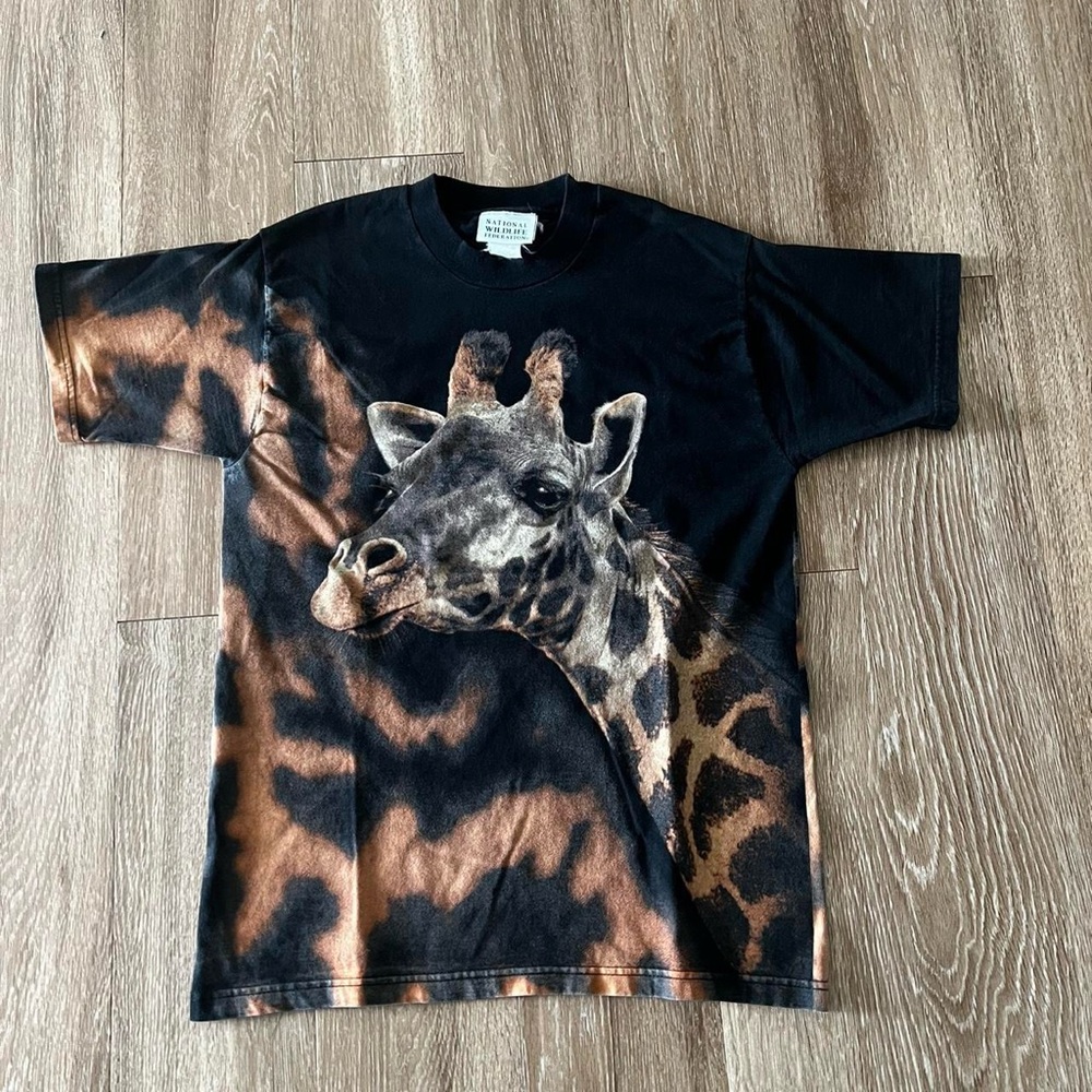 The National Wildlife Federation Vintage‎ Giraffe T Shirt